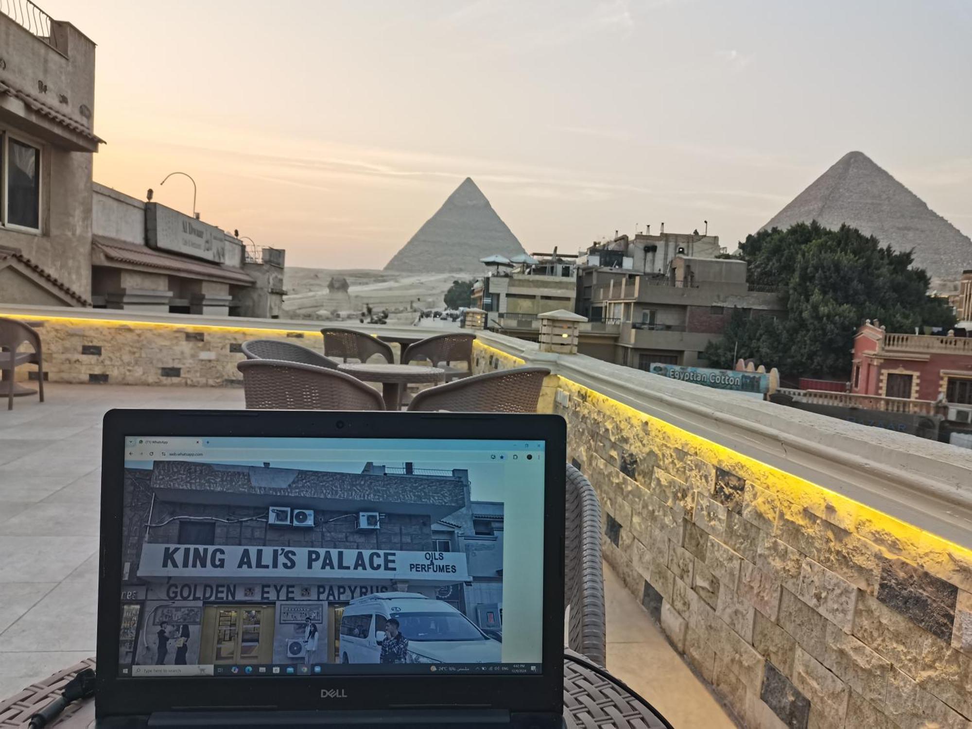 King Ali Pyramids View Inn Kafret el-Gabal 外观 照片