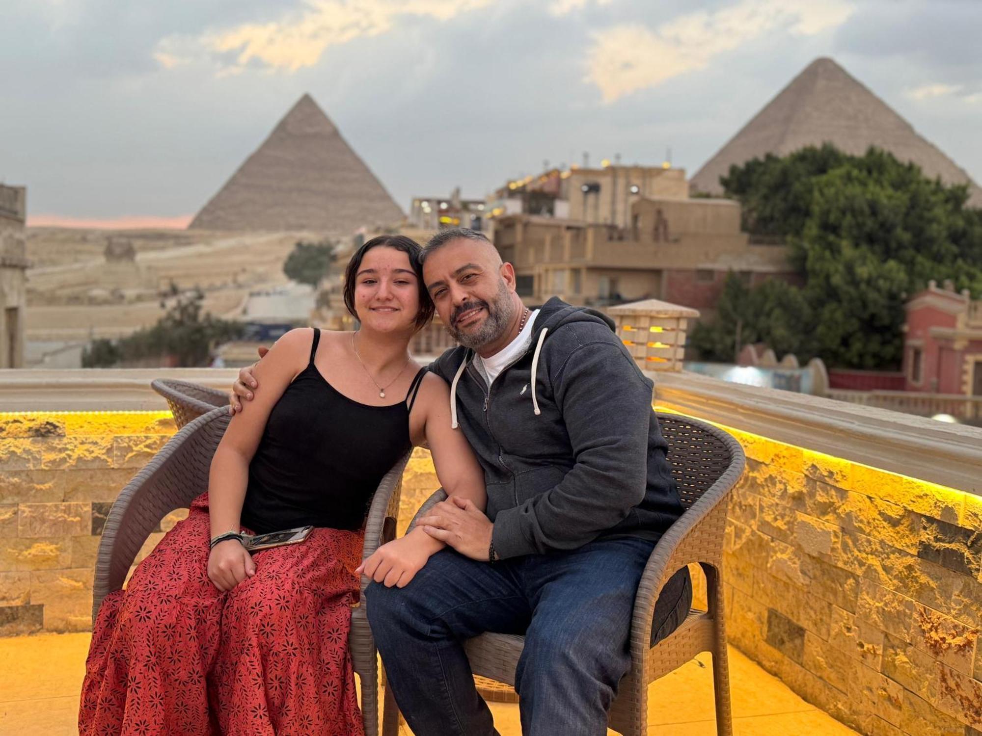 King Ali Pyramids View Inn Kafret el-Gabal 外观 照片